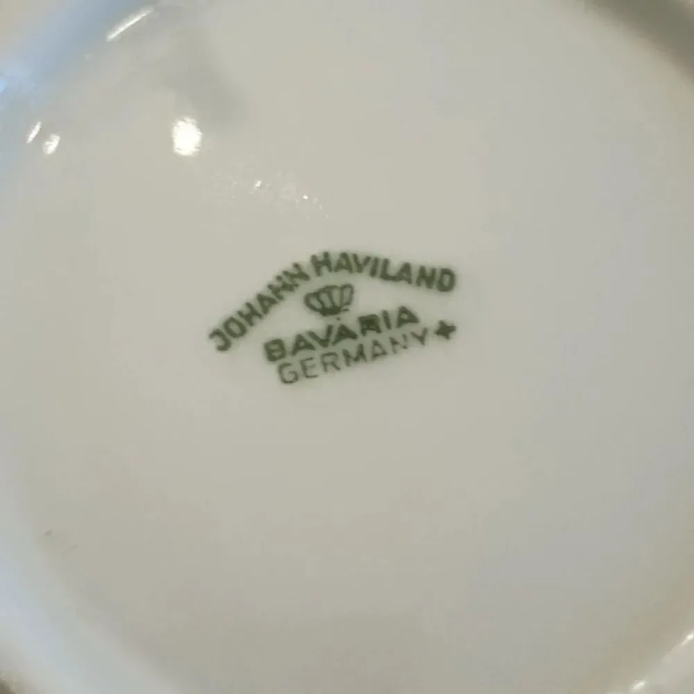 Vintage Johann Haviland Bavaria Germany Set of 9 - 5 Inch Dessert Bowls